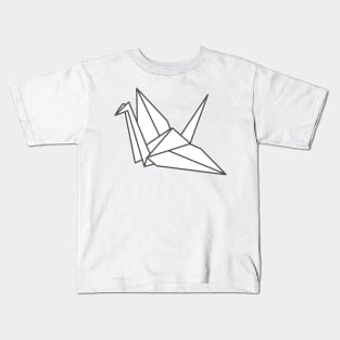 Paper Cranes Blue Kids T-Shirt